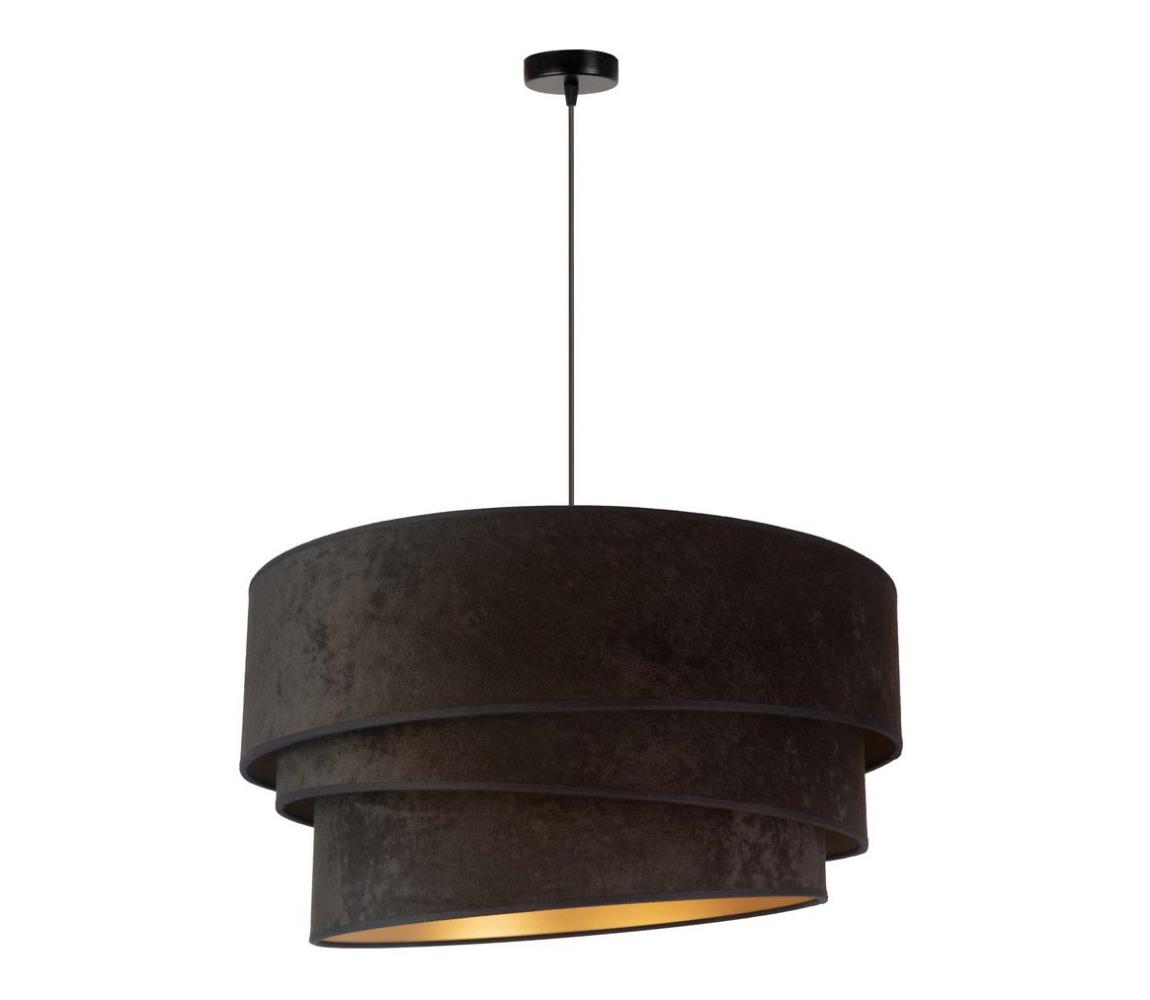 Lustră pe cablu DEVON 1xE27/40W/230V neagră/aurie