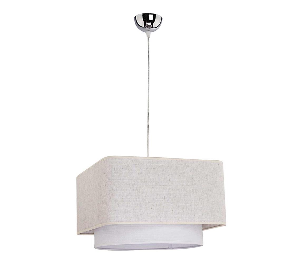 Lustră pe cablu DUET 1xE27/40W/230V bej