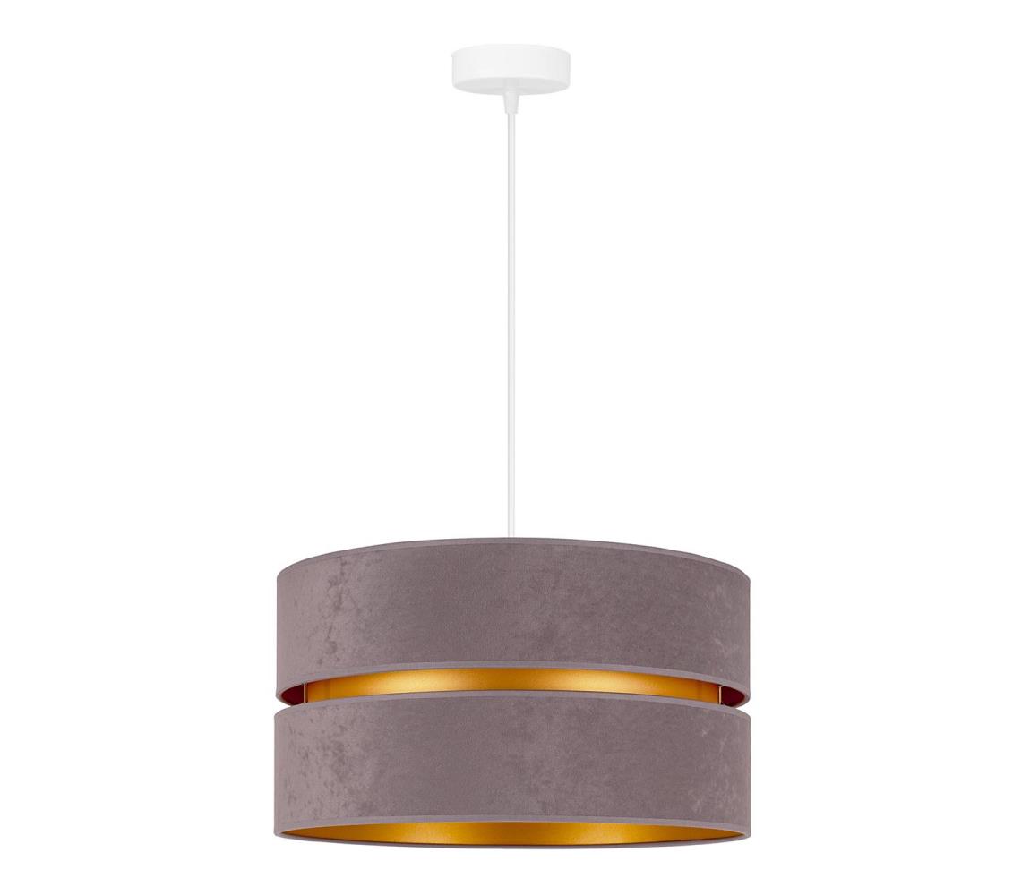 Lustră pe cablu DUO 1xE27/40W/230V gri