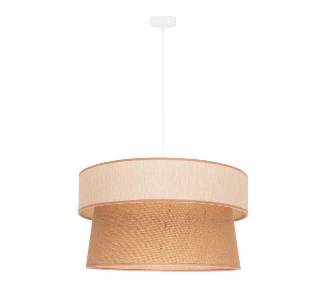 Lustră pe cablu ETNIC 1xE27/40W/230V bej