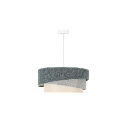 Lustră pe cablu KOBO ECO Duolla RECYCLING 1xE27/15W/230V d. 45 cm verde/gri/crem