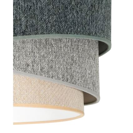 Lustră pe cablu KOBO ECO Duolla RECYCLING 1xE27/15W/230V d. 45 cm verde/gri/crem