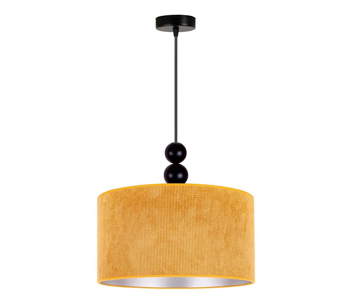 Lustră pe cablu LYON 1xE27/15W/230V galbenă