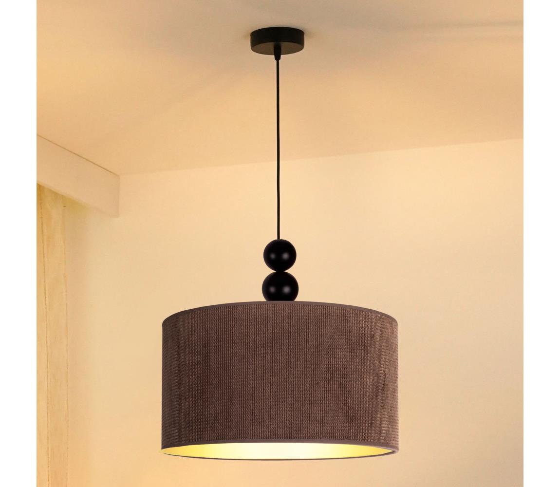 Lustră pe cablu LYON 1xE27/15W/230V maro