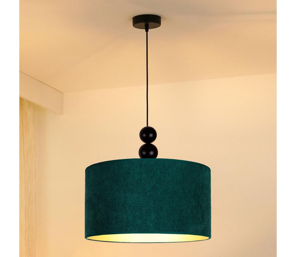 Lustră pe cablu LYON 1xE27/15W/230V verde