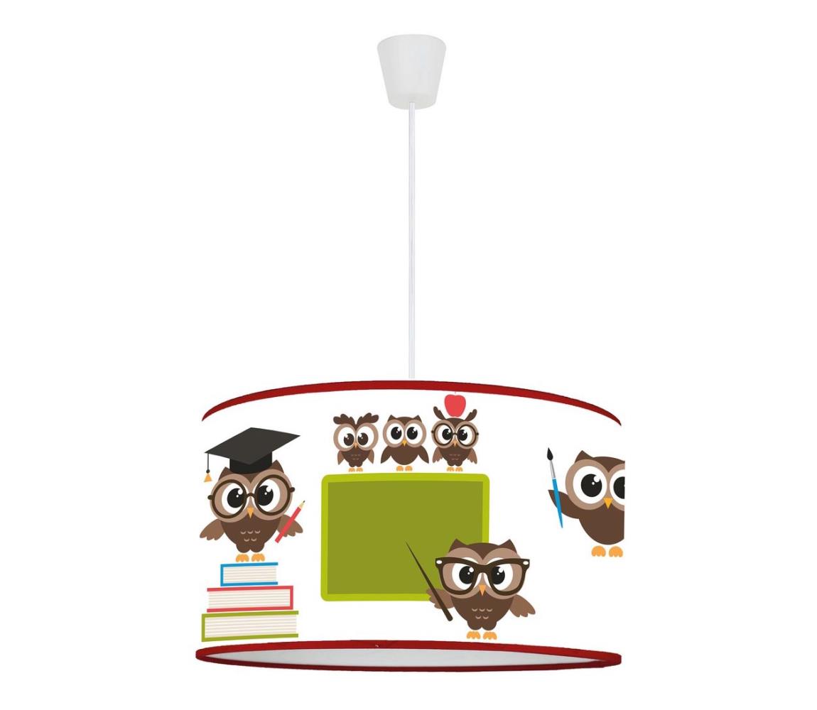 Lustră pe cablu pentru copii OWLS MULTI 1xE27/15W/230V