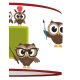 Duolla - Lustră pe cablu pentru copii OWLS MULTI 1xE27/15W/230V
