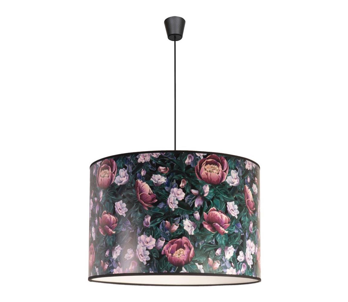 Lustră pe cablu PRINT L 1xE27/40W/230V flori