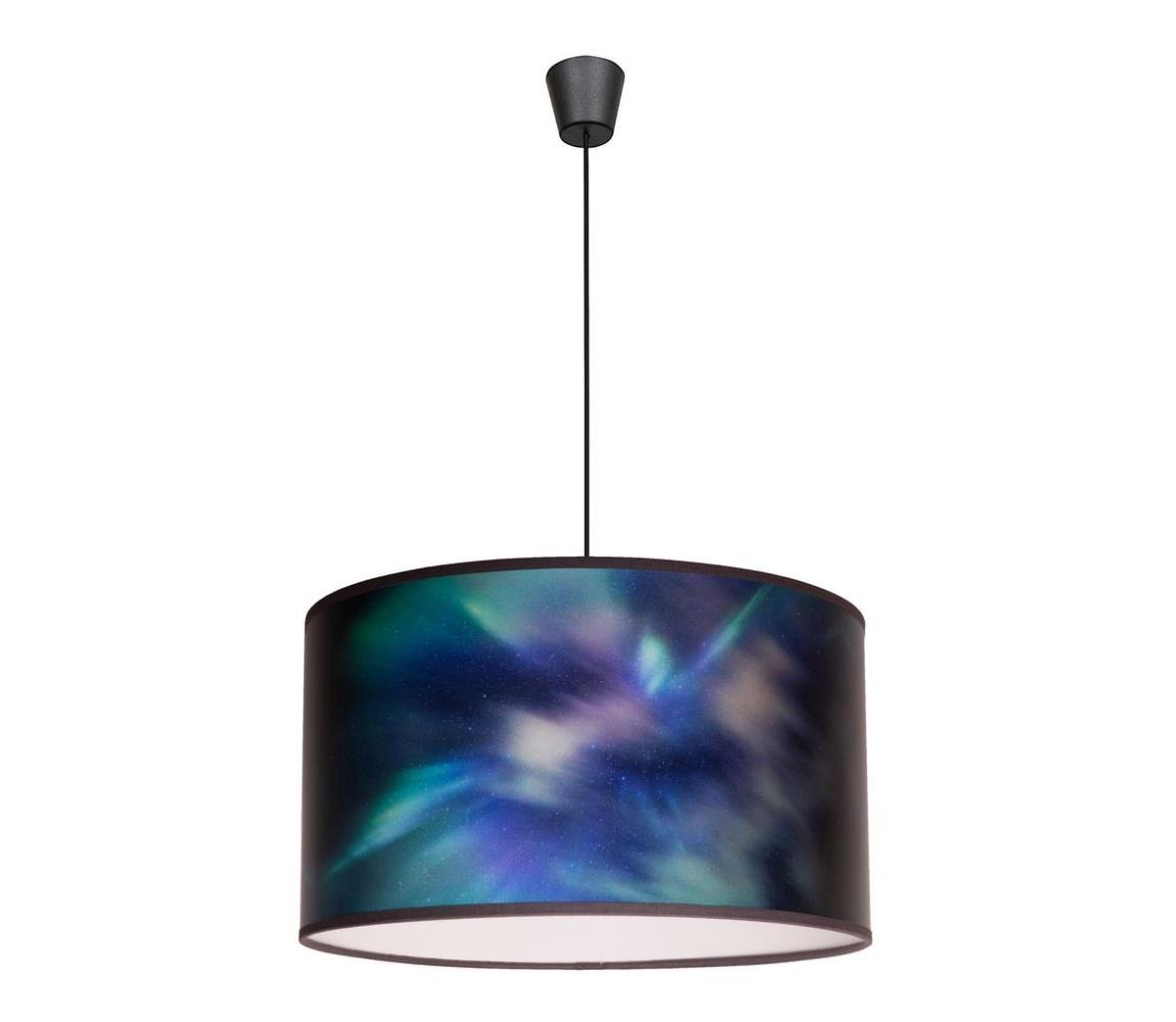 - Lustră pe cablu PRINT M 1xE27/40W/230V albastră