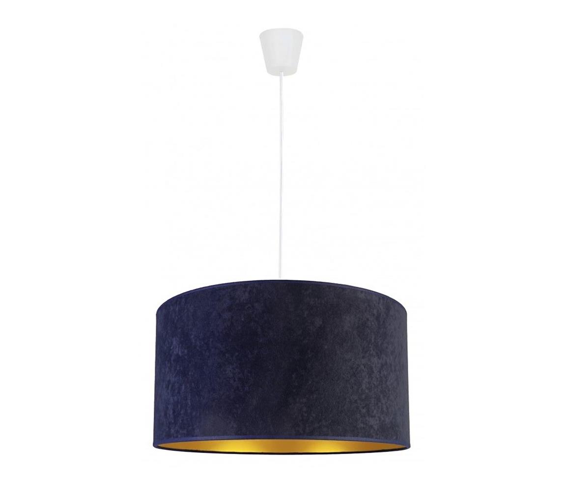 Lustră pe cablu ROLLER 1xE27/40W/230V albastru