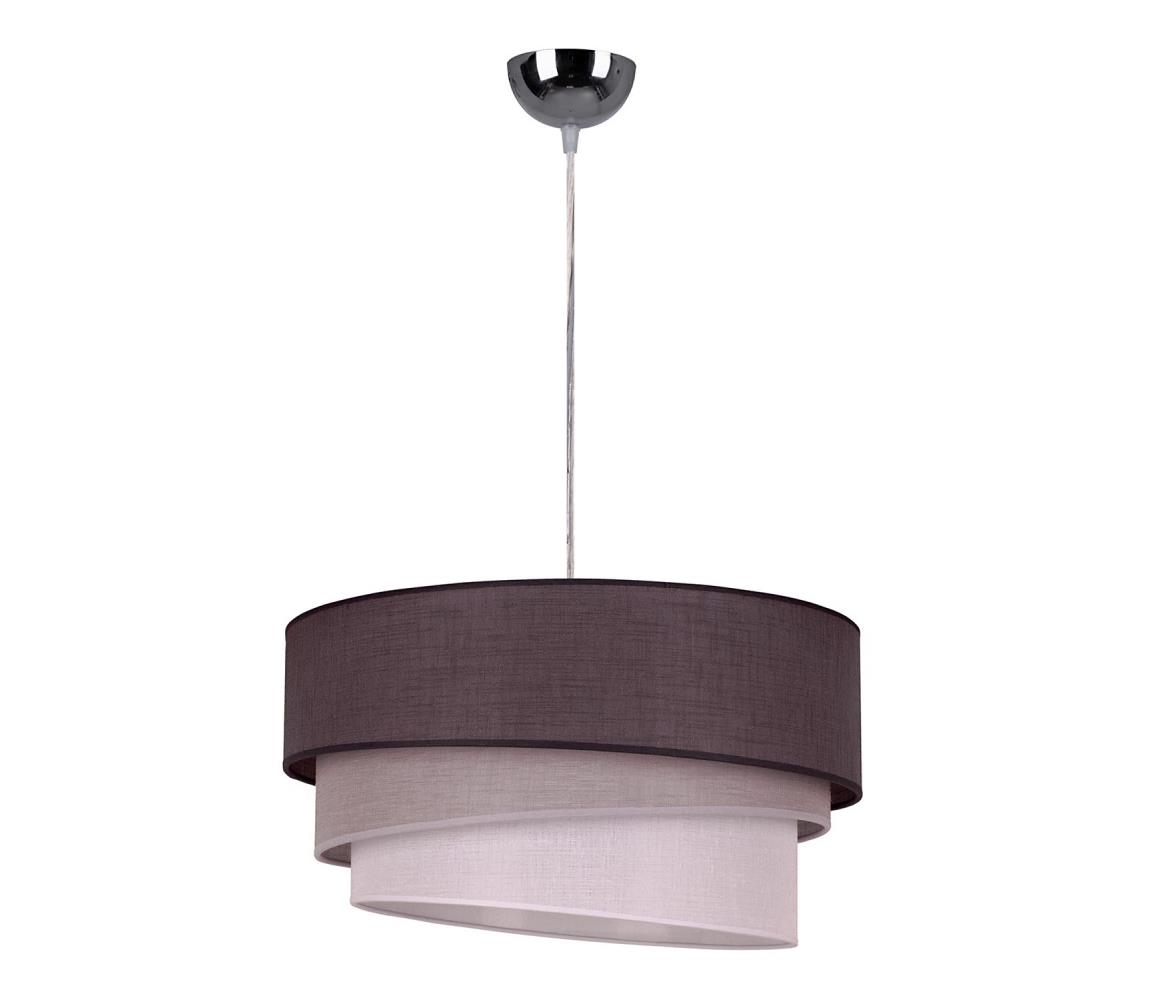 Lustră pe cablu TRIO 1xE27/40W/230V gri închis