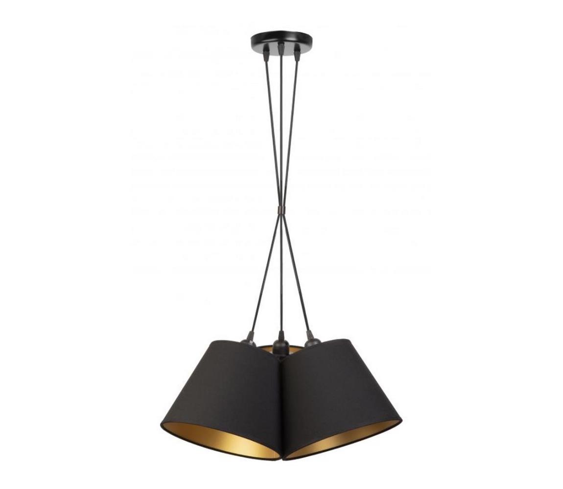Lustră pe cablu TWIGGY 3xE27/40W/230V negru
