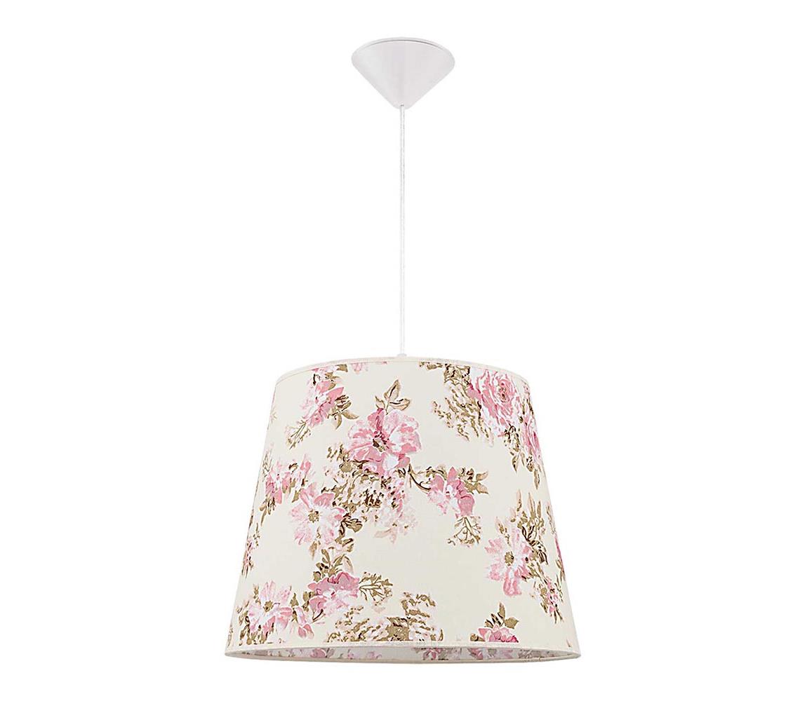 Lustră pe cablu VIOLIN 1xE27/40W/230V trandafir