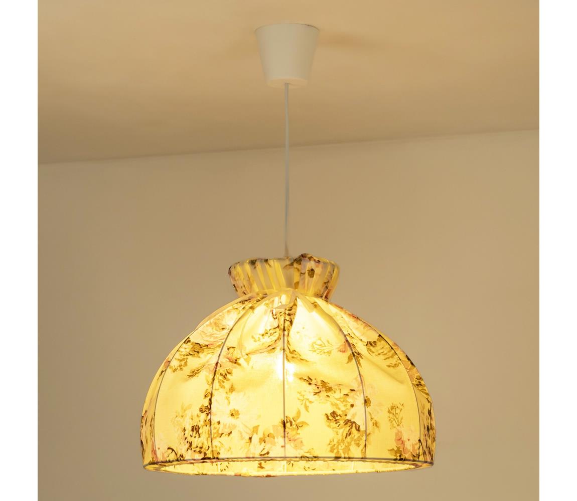 Lustră pe cablu VIOLIN 1xE27/40W/230V trandafir