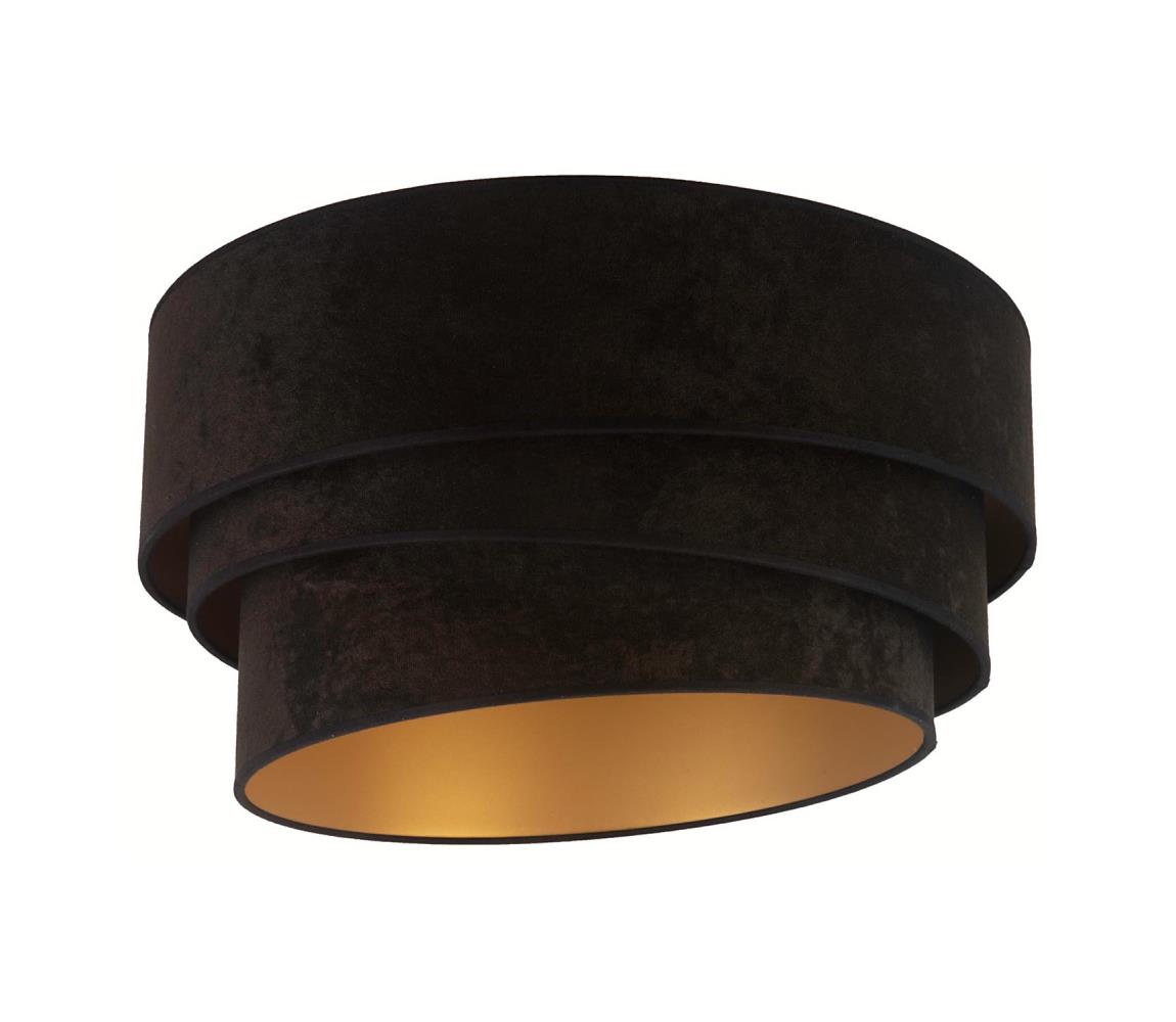 Plafonieră DEVON 1xE27/40W/230V neagră/aurie