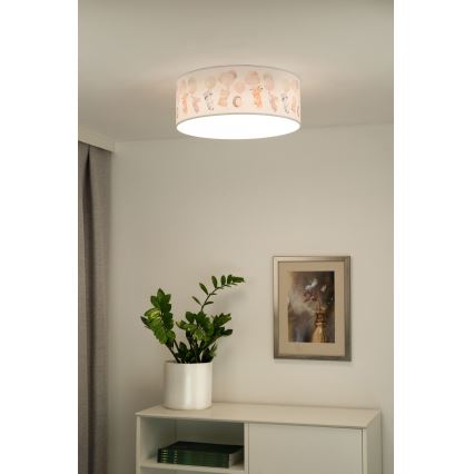 Duolla - Plafonieră LED pentru copii CORTINA LED/26W/230V diam. 40 cm 4000K