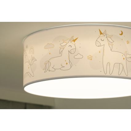 Duolla - Plafonieră LED pentru copii CORTINA LED/26W/230V diam. 40 cm 4000K