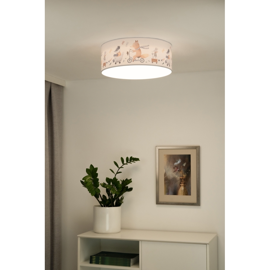 Duolla - Plafonieră LED pentru copii CORTINA LED/26W/230V diam. 40 cm 4000K