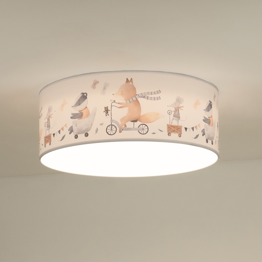Duolla - Plafonieră LED pentru copii CORTINA LED/26W/230V diam. 40 cm 4000K