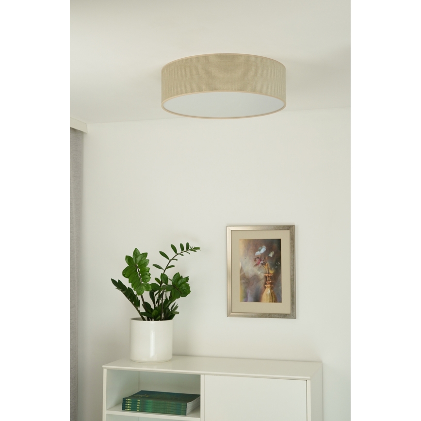 Duolla - Plafonier LED CORTINA LED/26W/230V diametru 30 cm 4000K bejliu
