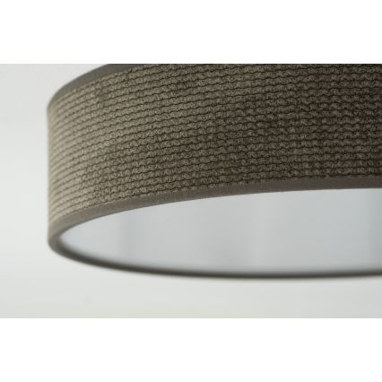 Duolla - Plafonier LED CORTINA LED/26W/230V diam. 30 cm 4000K maro