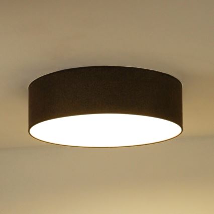 Duolla - Plafonier LED CORTINA LED/26W/230V diametru 45 cm 4000K maro
