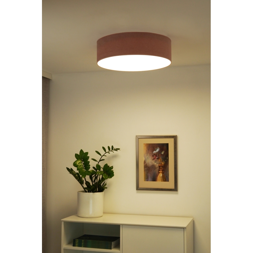 Duolla - Plafonieră LED CORTINA LED/26W/230V diam. 45 cm 4000K roz prăfuit