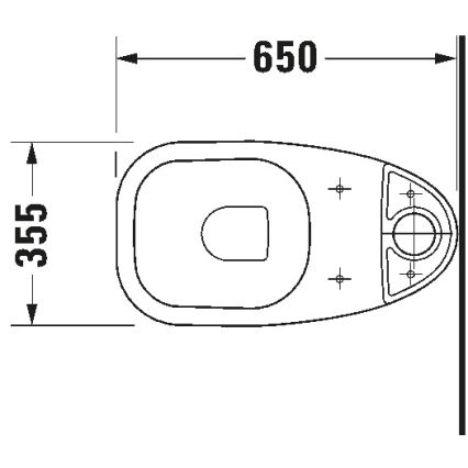 Duravit 21110100002 - vas WC combinat D-CODE, ceramică, alb lucios