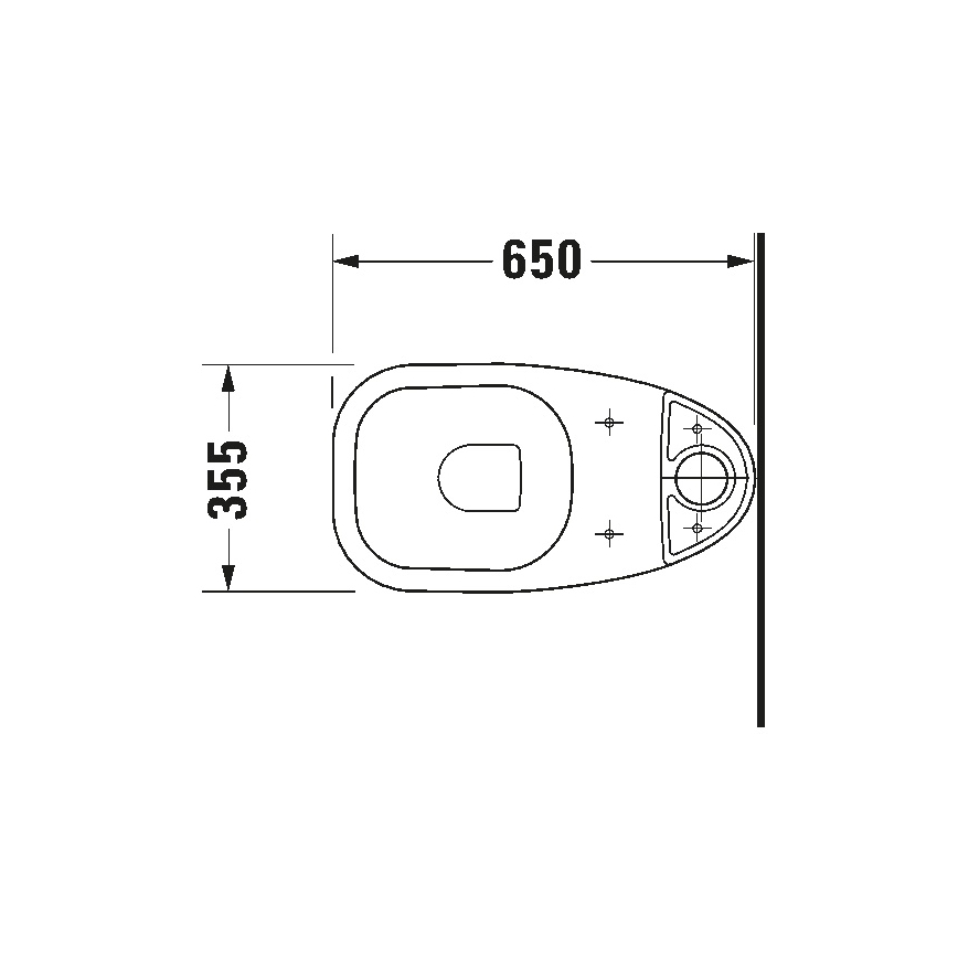 Duravit 21110100002 - vas WC combinat D-CODE, ceramică, alb lucios