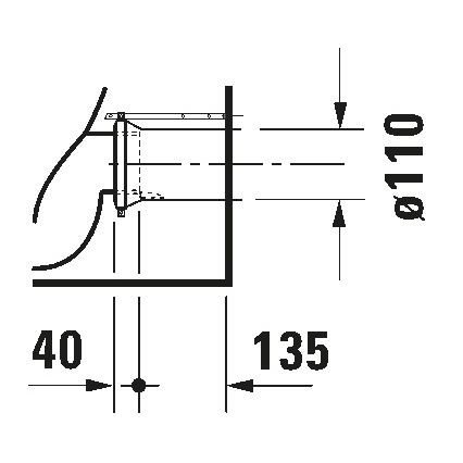 Duravit 21150900002 - Vas WC pe pardoseală D-CODE ceramică/alb lucios