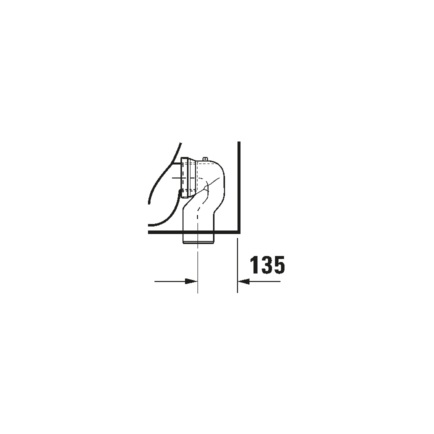 Duravit 21150900002 - Vas WC pe pardoseală D-CODE ceramică/alb lucios