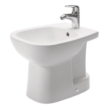 Duravit 22371000002 - Bideu pe pardoseală D-CODE, 35,5 x 52,5 cm, ceramică, alb lucios