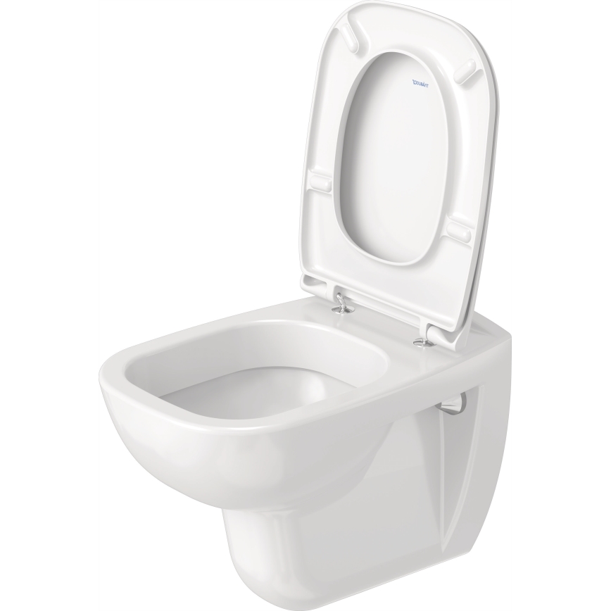 Duravit 45350900A1 - Vas WC suspendat D-CODE cu capac SoftClose, ceramică, alb lucios