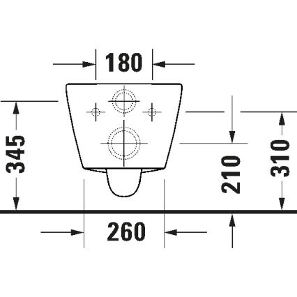 Duravit 49030900B2 - WC suspendat D-CODE cu capac ceramică/ alb lucios