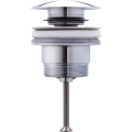 Duravit 50521000 - Ventil pentru lavoar cu sistem push-open, diametru 6,3 cm, crom lucios