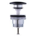Duravit 50791300 - Sifon pentru lavoar PUSH-OPEN, diam. 6,5 cm, antracit mat