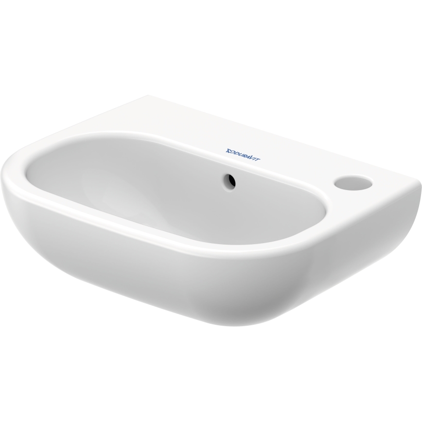 Duravit 7053600082 - Lavoar suspendat D-CODE 36 x 27 cm, ceramică, alb lucios