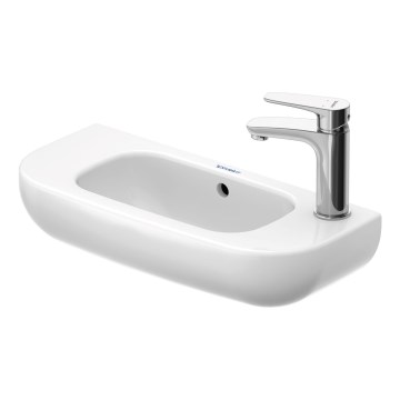 Duravit 7065000082 - Lavoar suspendat D-CODE 50 x 22 cm, ceramică, alb lucios