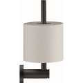Duravit 99154600 - Suport pentru hârtie igienică D-CODE, negru mat