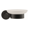 Duravit 99184600 - Suport de săpun D-CODE, pe perete, pentru partea dreaptă, negru mat