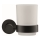 Duravit 99204600 D-CODE - Suport pentru periuțe de dinți montat pe perete, pentru partea dreaptă, negru mat