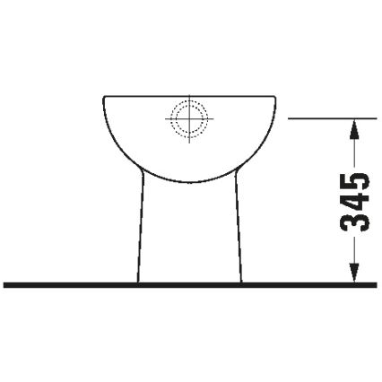 Duravit D-CODE 21100100002 - Vas WC pe pardoseală, ceramică, alb lucios