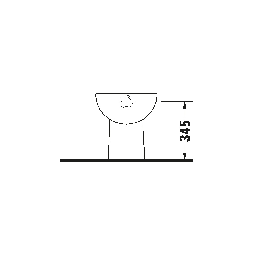 Duravit D-CODE 21100100002 - Vas WC pe pardoseală, ceramică, alb lucios