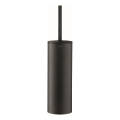 Duravit D-CODE 99284600 - Perie WC cu suport, negru mat