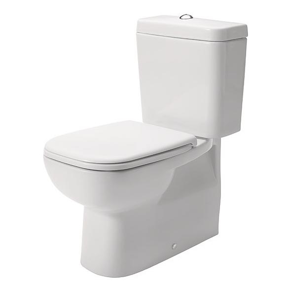 Duravit D-CODE vas WC compact din ceramică, alb lucios - 21180900002