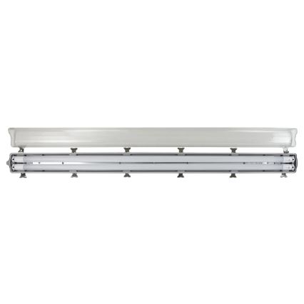 e2 elektro - Corp de iluminat LED tehnic pentru tuburi fluorescente CLASSIC-POWER, 2xG13/18W/230V, 4000K, 126,8 cm, IP65