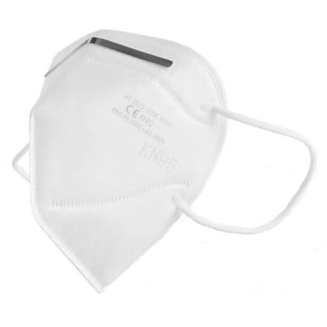 Echipament de protecție - Mască de protecție respiratorie clasa FFP2 NR (KN95) CE - test DEKRA