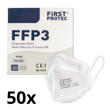 Echipament de protecție – mască de protecție respiratorie FFP3 NR CE 0370 50 buc.