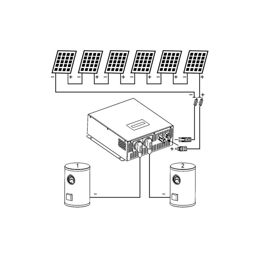 ECO Solar Boost MPPT-3000 PRO - invertor solar 3,5 kW pentru încălzirea apei