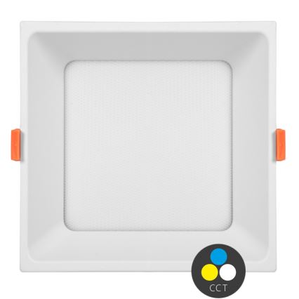 Plafonier LED TONY LED/36W/230V 3000/4000/6500K 22x22 cm alb